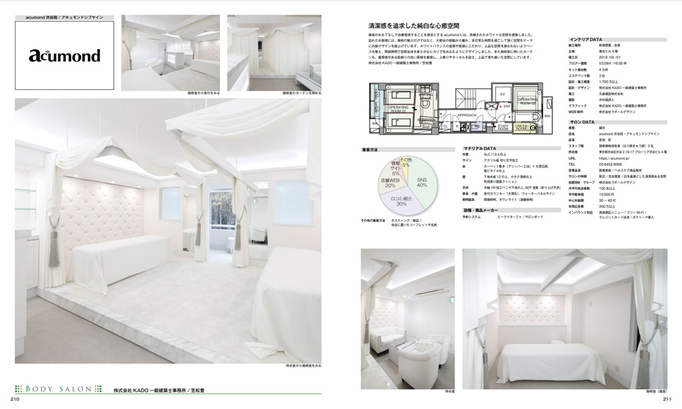 『THE BEAUTY SALON DESIGN』（株式会社アルファ企画）に掲載されました